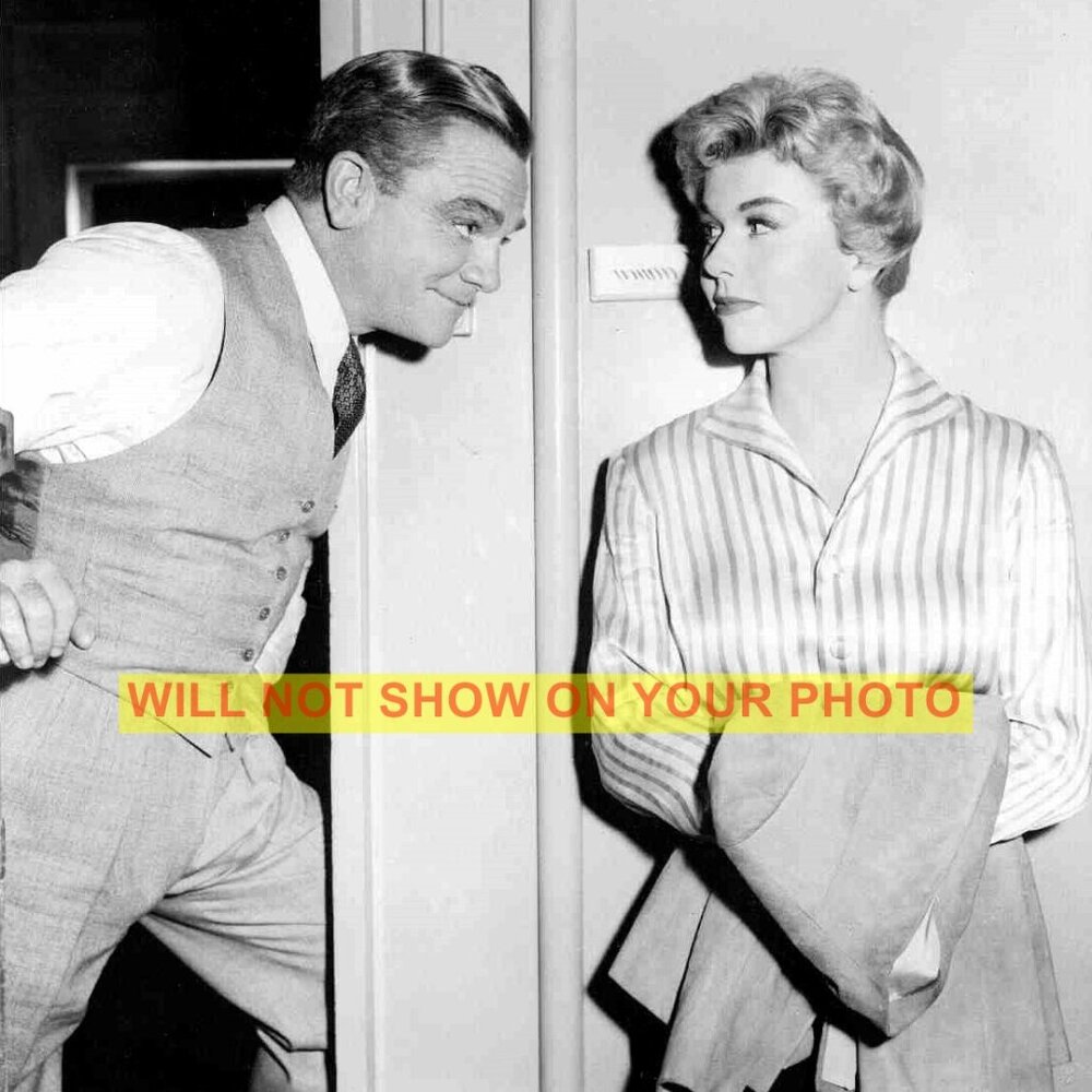 Photo Collectible Print 8x10 Hollywood Actress Lovely Doris Day & James Cagney